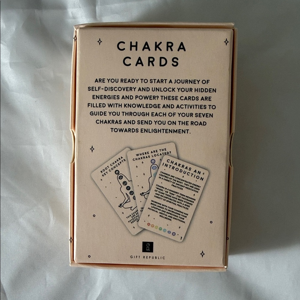 Chakra Cards Set - Cream - Picture 3 of 5